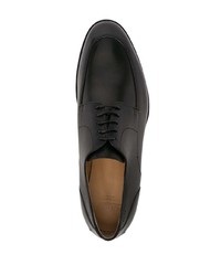 schwarze Leder Derby Schuhe von Bally