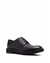 schwarze Leder Derby Schuhe von Emporio Armani