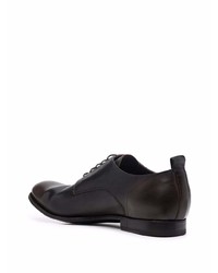 schwarze Leder Derby Schuhe von Officine Creative