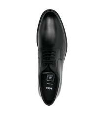 schwarze Leder Derby Schuhe von BOSS