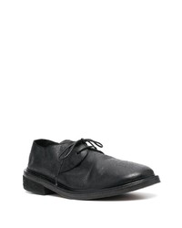 schwarze Leder Derby Schuhe von Marsèll