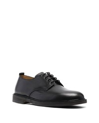 schwarze Leder Derby Schuhe von Henderson Baracco