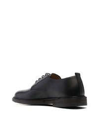 schwarze Leder Derby Schuhe von Henderson Baracco