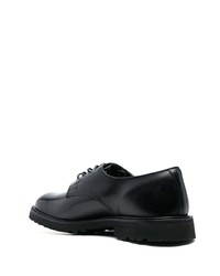 schwarze Leder Derby Schuhe von Tricker's