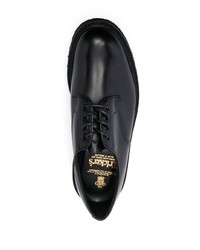 schwarze Leder Derby Schuhe von Tricker's