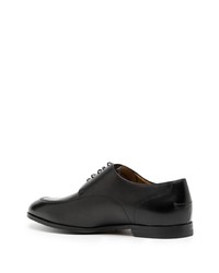 schwarze Leder Derby Schuhe von Bally