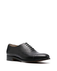 schwarze Leder Derby Schuhe von FURSAC