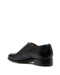 schwarze Leder Derby Schuhe von FURSAC