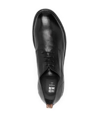 schwarze Leder Derby Schuhe von Moma