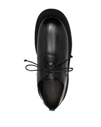 schwarze Leder Derby Schuhe von Marsèll