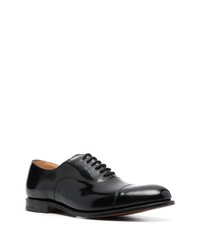 schwarze Leder Derby Schuhe von Church's