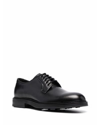 schwarze Leder Derby Schuhe von Henderson Baracco