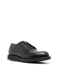 schwarze Leder Derby Schuhe von Red Wing Shoes