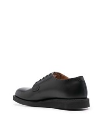 schwarze Leder Derby Schuhe von Red Wing Shoes