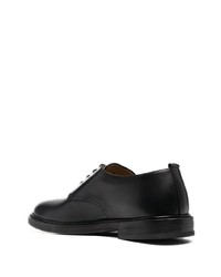 schwarze Leder Derby Schuhe von Henderson Baracco