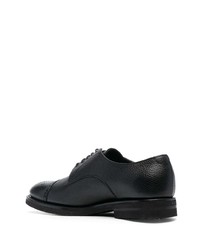 schwarze Leder Derby Schuhe von Henderson Baracco