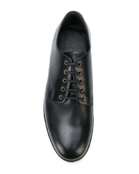 schwarze Leder Derby Schuhe von Barbanera