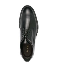 schwarze Leder Derby Schuhe von Paul Smith