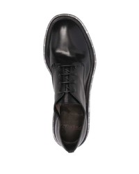 schwarze Leder Derby Schuhe von Premiata