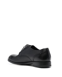 schwarze Leder Derby Schuhe von Zegna