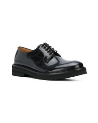 schwarze Leder Derby Schuhe von Cenere Gb