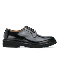 schwarze Leder Derby Schuhe von Cenere Gb