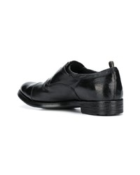 schwarze Leder Derby Schuhe von Officine Creative