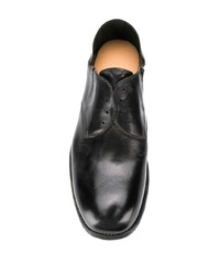 schwarze Leder Derby Schuhe von Premiata