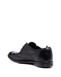 schwarze Leder Derby Schuhe von Officine Creative