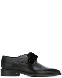 schwarze Leder Derby Schuhe von Lanvin