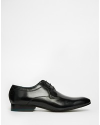 schwarze Leder Derby Schuhe von Ted Baker