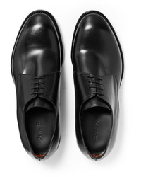 schwarze Leder Derby Schuhe von Acne Studios