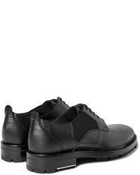 schwarze Leder Derby Schuhe von Lanvin