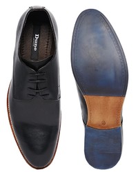 schwarze Leder Derby Schuhe von Dune