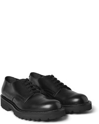 schwarze Leder Derby Schuhe von Marni