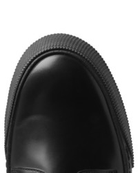 schwarze Leder Derby Schuhe von Ami