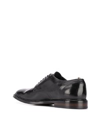 schwarze Leder Derby Schuhe von Officine Creative