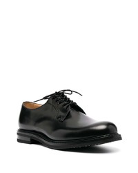 schwarze Leder Derby Schuhe von Church's