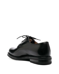 schwarze Leder Derby Schuhe von Church's