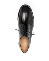 schwarze Leder Derby Schuhe von Church's