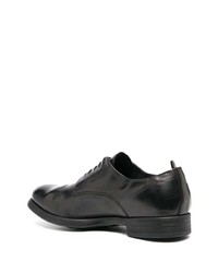 schwarze Leder Derby Schuhe von Officine Creative