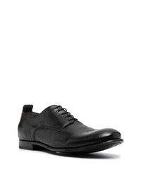 schwarze Leder Derby Schuhe von Officine Creative