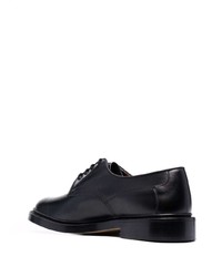 schwarze Leder Derby Schuhe von Tricker's