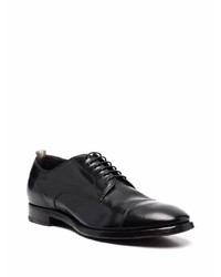 schwarze Leder Derby Schuhe von Officine Creative