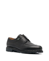 schwarze Leder Derby Schuhe von Paraboot