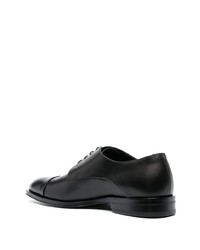 schwarze Leder Derby Schuhe von BOSS