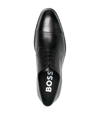 schwarze Leder Derby Schuhe von BOSS
