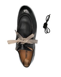 schwarze Leder Derby Schuhe von Ziggy Chen