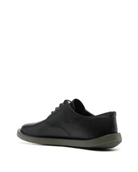 schwarze Leder Derby Schuhe von Camper