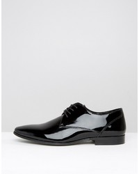 schwarze Leder Derby Schuhe von Aldo